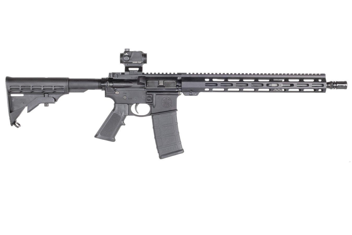 SMITH AND WESSON M&P15 Sport III 5.56mm Rifle Package with Crimson Trace Red Dot, Duty Series Rifle Case and Three Magazines